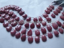 Rhodonite Faceted Pear Shape Beads
